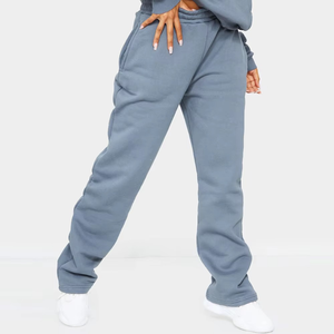 Nueva llegada de longitud completa de algodón transpirable con capucha chándal de manga larga con estilo Casual desgaste de las mujeres chándal cómodo - Product Image 2