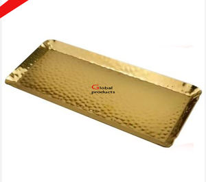 Le plateau de service en aluminium en métal doré le plus exigeant pour le restaurant et le bar de l'hôtel - Product Image 3
