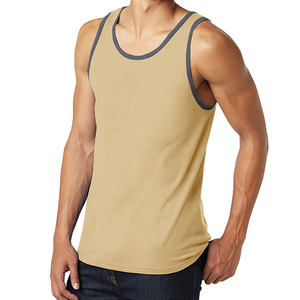 Débardeurs pour hommes XL de qualité supérieure, 100 % coton, écologiques, à séchage rapide, respirants, tricotés, pour la gym et le quotidien, service OEM personnalisé, vente chaude - Product Image 2