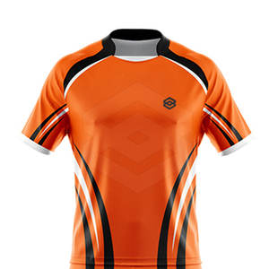 Venta al por mayor totalmente sublimación a granel uniforme de rugby de los hombres desgaste de poliéster transpirable conjuntos de ropa de fútbol de diseño personalizado - Product Image 2