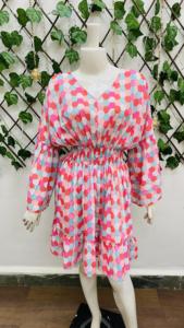 2023 femmes élégant Sexy ethnique imprimé Maxi robe décontracté été XS taille tissé coton numérique imprimé motif décorations - Product Image 4