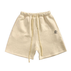 กางเกงขาสั้นดีไซน์เนอร์สำหรับผู้ชายกางเกงกีฬาลำลองผ้าคอตตอนแบบผูกเชือก100% - Product Image 5