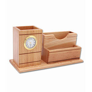 Natural Finishing Sustainable <b>Pen</b> Pencil <b>Holder</b> <b>For</b> Office <b>Desk</b> Table Top Decor <b>Pen</b> Brush Or Visiting Cards Storage <b>Holder</b> - Product Image 4