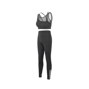 Custom Wholesale 2 Pcs Soft Crop <b>Top</b> <b>Leggings</b> ActiveWear Women <b>Seamless</b> Gym Fitness Yoga <b>Set</b> Made in Pakistan - Product Image 4