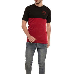 Venta al por mayor 100% algodón hombres camiseta OEM logotipo personalizado y color cuello redondo manga corta Fitness camiseta patrón sólido - Product Image 5