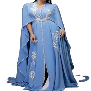 Robes de soirée de mariée en coton et georgette, vêtements de styliste - Product Image 1