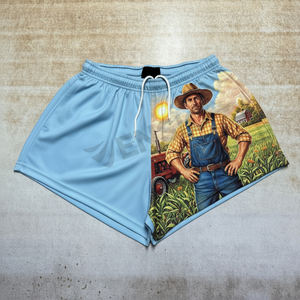 กางเกงขาสั้นรักบี้พิมพ์ลายซับลิเมชันกางเกงใส่เล่นกีฬาฟุตบอลสำหรับผู้ชายกางเกงรักบี้แบบใหม่ล่าสุด - Product Image 1