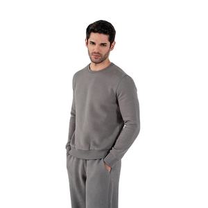 Sudadera Nueva de Moda para Hombre, Cuello Redondo, Manga Larga, Felpa Acogedora, Prenda Superior Cómoda para el Invierno - Product Image 1