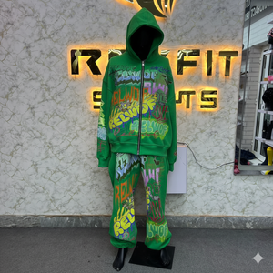 Survêtement pour homme imprimé de qualité supérieure par le fabricant, design unique, prix bas, fermeture éclair, style unique, nouveau design, survêtements pour homme - Product Image 1