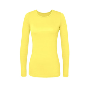 Vêtements infirmiers en gros pour hôpital, sous-vêtements de travail, uniformes de travail, manches longues, sous-vêtements de travail, t-shirts respirants à col rond - Product Image 1