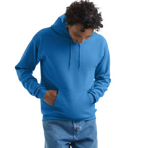 Sudadera con capucha de algodón de gran tamaño personalizada de peso pesado en blanco Sudadera con capucha grande y alta para hombre Sudadera con capucha de lana de algodón - Product Image 5