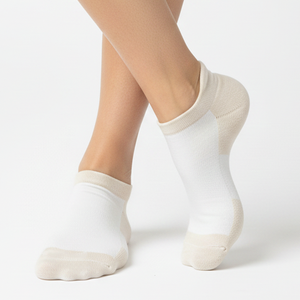 Men's Large Size High-Breathable Athletic Sneakers Soft Cotton Silicone-Washed Invisible Plain Logo Summer Anti-Bacterial Socks - Product Image 5