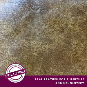 Muebles y tapicería hechos en Italia, cuero auténtico Natural, listo para enviar - Product Image 2