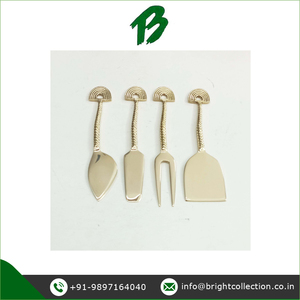 ชุดช้อนส้อม Flatware ด้ามจับสีรุ้งคุณภาพระดับพรีเมียมชุดชีสวัสดุทองเหลืองสําหรับโรงแรมและร้านอาหารในราคาที่เชื่อถือได้ - Product Image 2