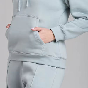 Wholesale <b>Women's</b> Cotton Winter <b>Tracksuits</b> Printed Custom Logo Sweatsuit Bulk OEM Heavyweight Fleece Jogger Set - Product Image 1