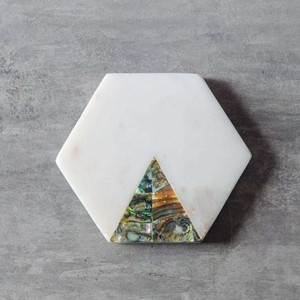 Posavasos de madera cuadrado de alta calidad, vajilla de mármol epoxi de resina hecha a mano en la India para tazas y botellas - Product Image 3