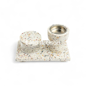 Ensemble Mabkhara en bois mosaïque écologique pour encens indien et aromathérapie, diffuseur pour la Saint-Valentin et les promotions commerciales - Product Image 1