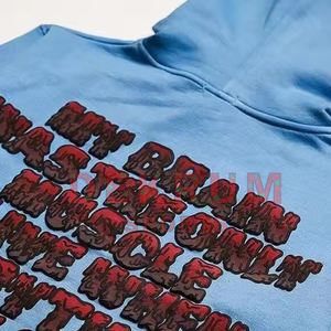 Vente en gros, faible MOQ, sweats à capuche d'hiver pour hommes, imprimés, 100% coton, personnalisables, tissu respirant et confortable - Product Image 4