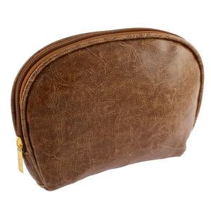 Fashionable Waterproof Leather <b>Travel</b> <b>Toiletry</b> <b>Bag</b> Custom Logo Multi-Functional Cosmetic Makeup Case with Zipper Closure - Product Image 1