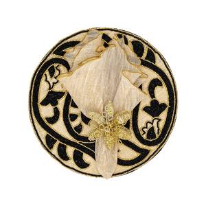 Décoration de table de cuisine, sets de table ronds à perles, sets de table en perles de rocaille, sets de table pour dîner, fête, mariage personnalisé en plein air - Product Image 4