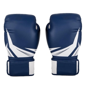 Gants de boxe sur mesure de haute qualité en gros avec couleur et logo personnalisés gants de boxe d'entraînement en cuir véritable SI-BG-03 - Product Image 3