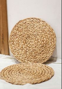 Natural Water Hyacinth Placemats Handwoven <b>Rustic</b> Design For Dining Table <b>Decoration</b> And Hospitality Vietnam by 99 Gold Data - Product Image 2
