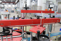Machine d'application d'étiquettes autocollantes rotative automatique industrielle à haute efficacité pour bouteilles