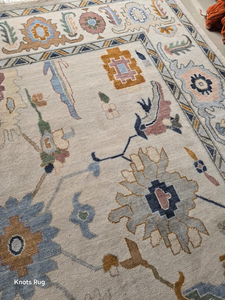 Haute qualité moderne laine soie tapis noué à la main noeuds brodés motif abstrait pour la décoration intérieure salon chambre porte espace - Product Image 2