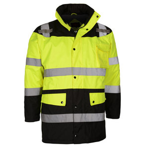 Reflective Winter Wear Hi Vis <b>Jackets</b> Men Quick Dry Water Proof Custom Design High Visibility Safety Workwear Construction OEM - Product Image 1