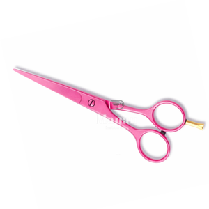 Ciseaux de coiffure professionnels roses MANAN INSTRUMENTS en acier inoxydable 4Cr13, pour droitiers, manche moyen, ciseaux de barbier - Product Image 4