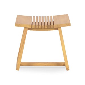 Banc de douche en teck en bois de haute qualité avec étagère pour chaises de bain en teck de salle de bain, bancs de douche et tabourets de spa fabriqués au Vietnam - Product Image 3