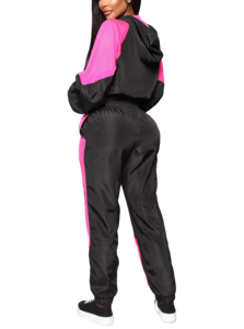 Trajes Deportivos Casuales para Mujer al por Mayor, Corte Regular, Ligeros, Resistentes al Viento, de Poliéster/Nailon, Jersey Deportivo de Longitud Completa - Product Image 3