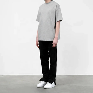 Colección de verano, camiseta de gran tamaño con hombros caídos para hombre, 100% de algodón, fabricante personalizado al por mayor, ropa, camiseta para hombre - Product Image 6