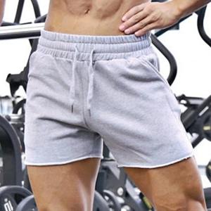 Pantalones cortos de verano para hombre, pantalones de chándal de entrenamiento para gimnasio, cómodos pantalones cortos de cintura elástica para entrenamiento, senderismo, sólidos - Product Image 5