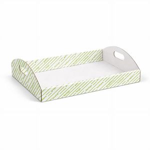 Personalized Food Trays with Handles Mod S 25x38x4 Cm-Paper - Product Image 3