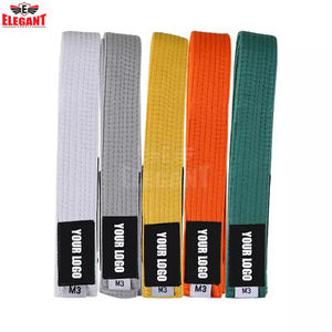 Ceintures de karaté avec logo personnalisé Dernier design et qualité supérieure Avec les ceintures de karaté les plus vendues pour hommes par Elegant Sports - Product Image 2