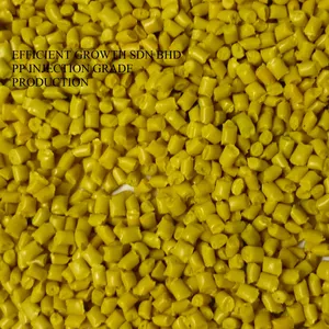 2023 Best Selling Industrial Grade Polypropylene Plastic Raw Material Yellow Granules for Injection Molding Articles