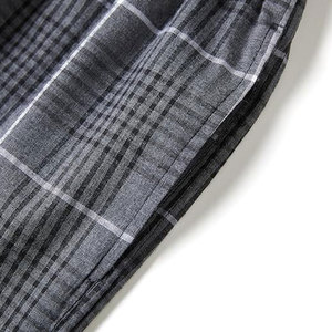 Pantalones de Pijama para Hombre, Estilo Casual, Ligeros, Diseño a Cuadros, Corte Holgado, Largos, de Lona, Algodón No Tejido - Product Image 6