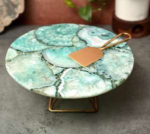 แท่นวางเค้กไม้สีน้ำตาลสำหรับงานเลี้ยงวันเกิดเครื่องครัวถาดเค้กแบบใช้ในสำนักงานและร้านอาหาร - Product Image 5