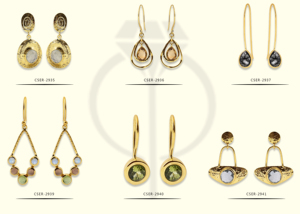 Pendientes colgantes de piedras preciosas turquesa genuinas, Plata de Ley 925 con chapado en oro de 18 quilates, joyería hecha a mano de Casa De Plata - Product Image 4