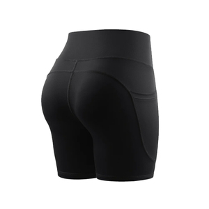 2025 à la mode grande taille Shorts de sport couleur unie sublimé sport Fitness entraînement Yoga Leggings Spandex/Nylon matériel - Product Image 3