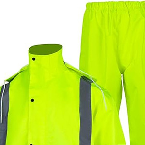 Gilet réfléchissant haute visibilité OEM Gilet de sécurité multi-poches avec fermeture éclair Vêtements de sécurité réfléchissants à l'avant - Product Image 2