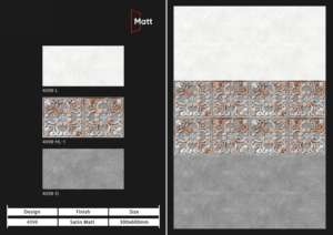 Azulejos de lujo con acabado mate para pisos y paredes de 12"X24" ideales para cocinas, salas de estar y baños, que ofrecen una superficie resistente a los arañazos y de alta calidad. - Product Image 2