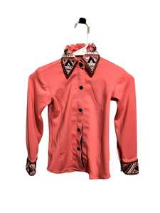 Designer Western Horse Show Shirt Combo avec pantalon assorti Durable et sain à un prix raisonnable - Product Image 2