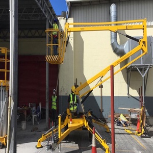 Plataforma elevadora de hombre montada en remolque hidráulico de 20m, 18m, 16m, 14m, 12m, 10m, 8m, para trabajos aéreos - Product Image 2