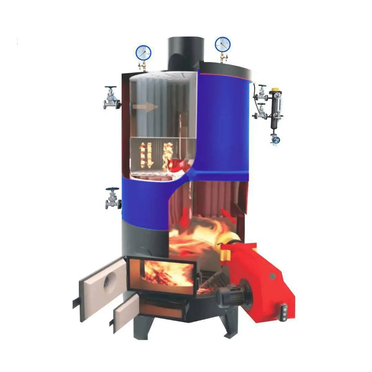 Great Quality Industrial Water Boiler 80 KW Power Capacity Product Of Uzbekistan Boilers For Heating