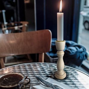 Bougeoirs en bois non finis accessoires de décoration boho - Product Image 2