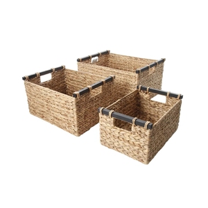 2023 New <b>Product</b>-Water Hyacinth Household <b>Laundry</b> Weaving Basket Made in Vietnam Good Price Storage Baskets - Product Image 4