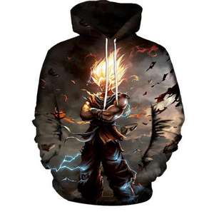 Haute qualité personnalisé hommes coupe régulière 100% polyester polaire écologique à capuche goutte épaule transfert de chaleur impression automne - Product Image 3