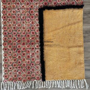 Handmade Printed Indian Block Cotton <b>Rugs</b> Boho Home <b>Rugs</b> for Living Room - Product Image 2